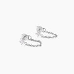 Boucles D'oreilles Pendantes Argent Blanc Tamako Oxydes De Zirconium - Boucles d'oreilles fantaisie Femme | Histoire d&rsquo;Or