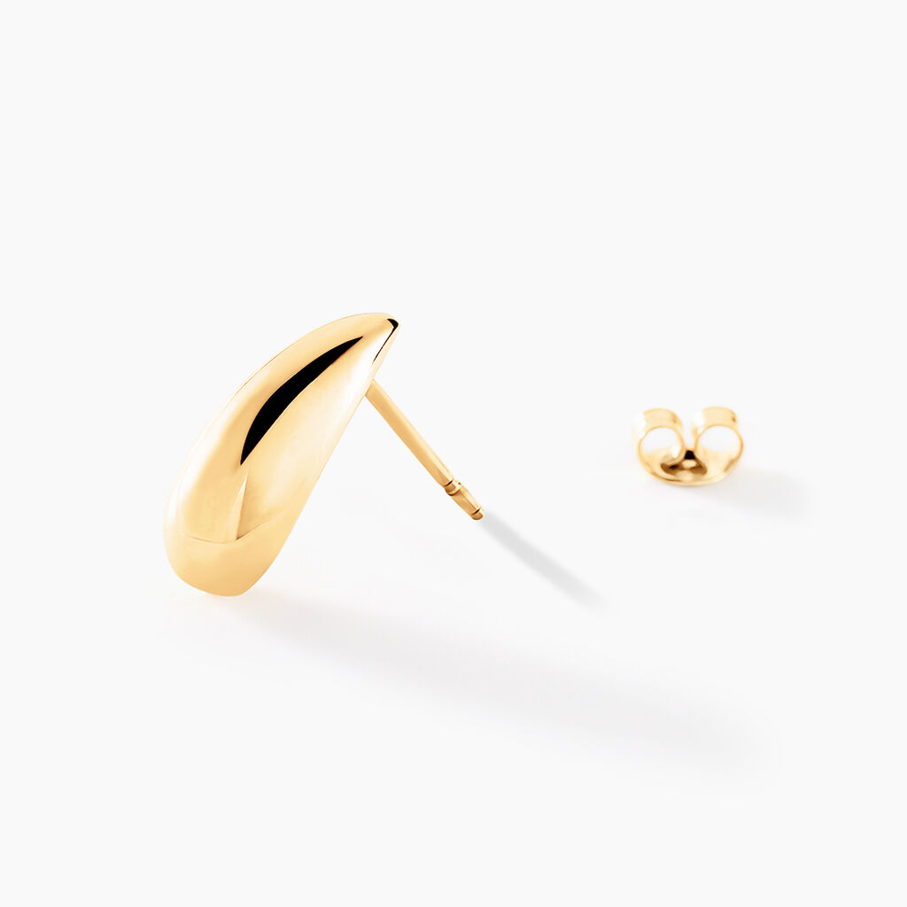 Boucles D'oreilles Puces Lani Or Jaune - Clous d'oreilles Femme | Histoire d’Or