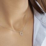 Collier Lim Or Blanc Oxyde De Zirconium - Colliers Femme | Histoire d&rsquo;Or