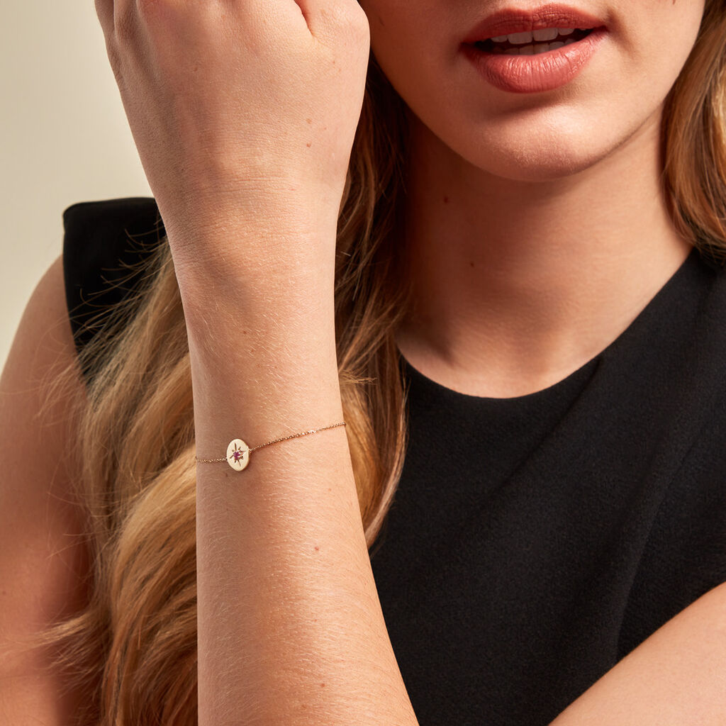 Bracelet Melchior Or Jaune Rubis - Bracelets Femme | Histoire d’Or
