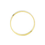 Alliance Juditha Ruban Plat Or Bicolore - Alliances Unisex | Histoire d&rsquo;Or