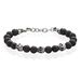 Bracelet Acier Blanc Hantz Pierre De Lave - Bracelets fantaisie Homme | Histoire d’Or