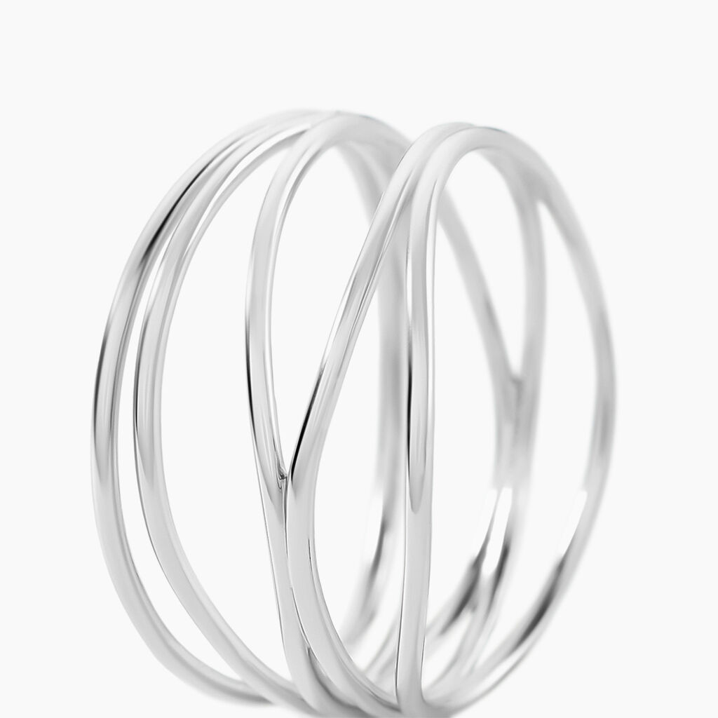 Bague Paros Argent Blanc - Bagues fantaisie Femme | Histoire d&rsquo;Or