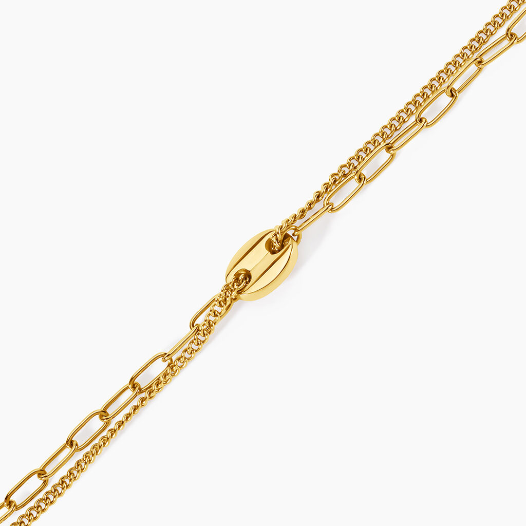 Bracelet Numah Acier Jaune - Bracelets Femme | Histoire d&rsquo;Or