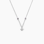 Collier Honey Argent Blanc Oxyde De Zirconium - Colliers fantaisie Femme | Histoire d&rsquo;Or