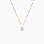 Collier Naellya Plaqu&eacute; Or Jaune Oxyde De Zirconium - Colliers fantaisie Femme | Histoire d&rsquo;Or