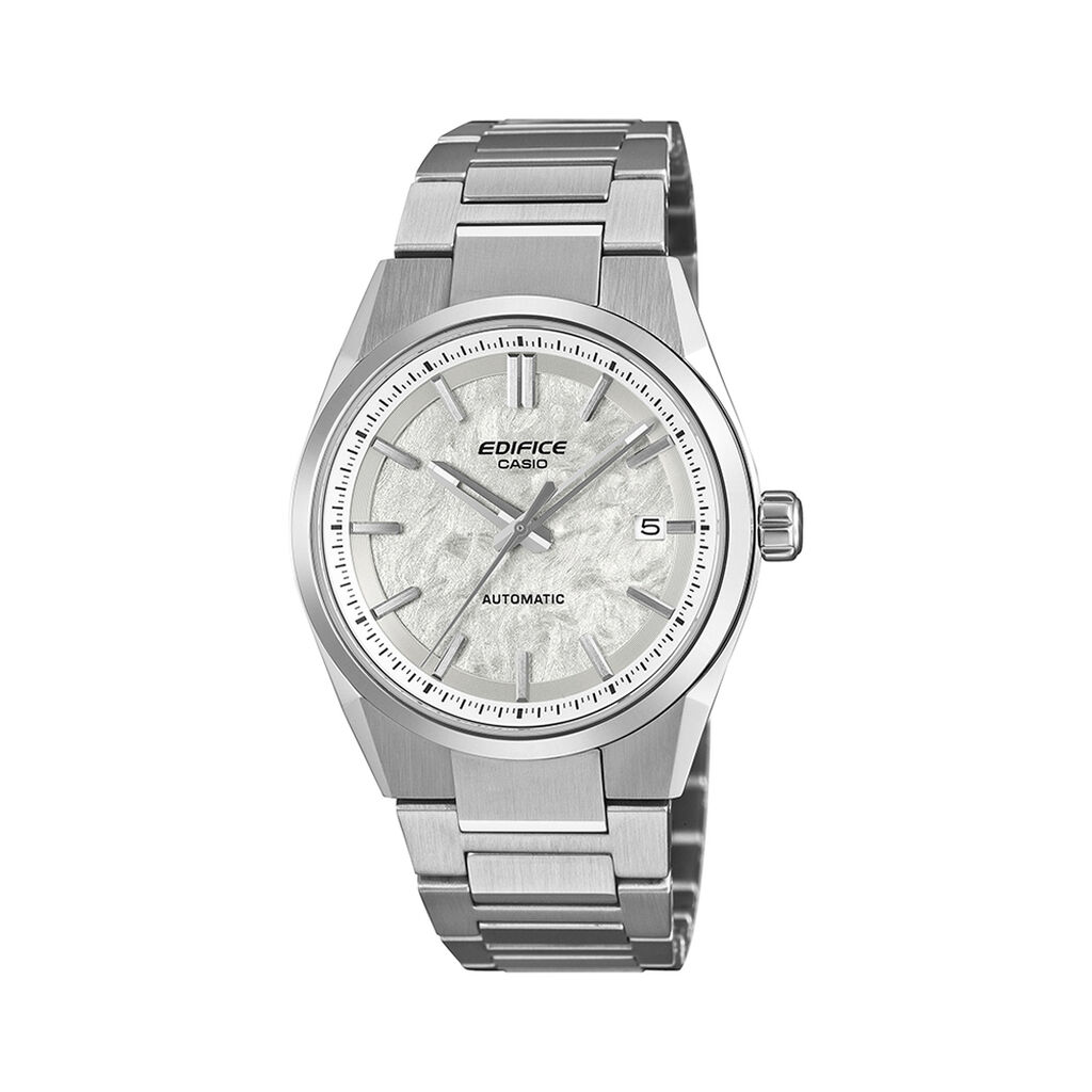 Montre Casio Edifice Automatique Argent&eacute; - F&ecirc;te des p&egrave;res Homme | Histoire d&rsquo;Or