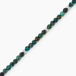Bracelet Jourdan Acier Blanc Turquoise - Bracelets Homme | Histoire d&rsquo;Or