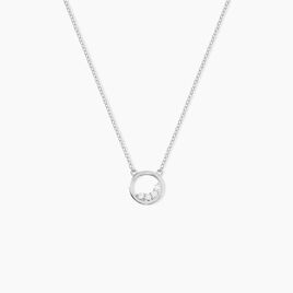 Collier Argent Blanc Vivence Oxydes De Zirconium - Colliers fantaisie Femme | Histoire d’Or