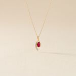 Collier Emotion Or Jaune Rubis Diamant - Colliers Femme | Histoire d&rsquo;Or