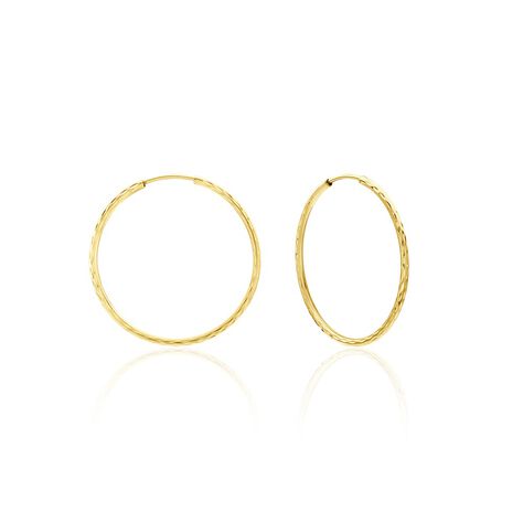 Cr&eacute;oles Aglavie Flexibles Or Jaune - Boucles d'oreilles cr&eacute;oles Femme | Histoire d&rsquo;Or