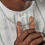 Cha&icirc;ne Piato Marine Argent Blanc - Chaines Homme | Histoire d&rsquo;Or