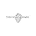 Bague Solitaire Tatiana Or Blanc Diamant - Bagues solitaires Femme | Histoire d&rsquo;Or