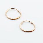 Cr&eacute;oles Valerina Or Rose - Boucles d'oreilles cr&eacute;oles Femme | Histoire d&rsquo;Or