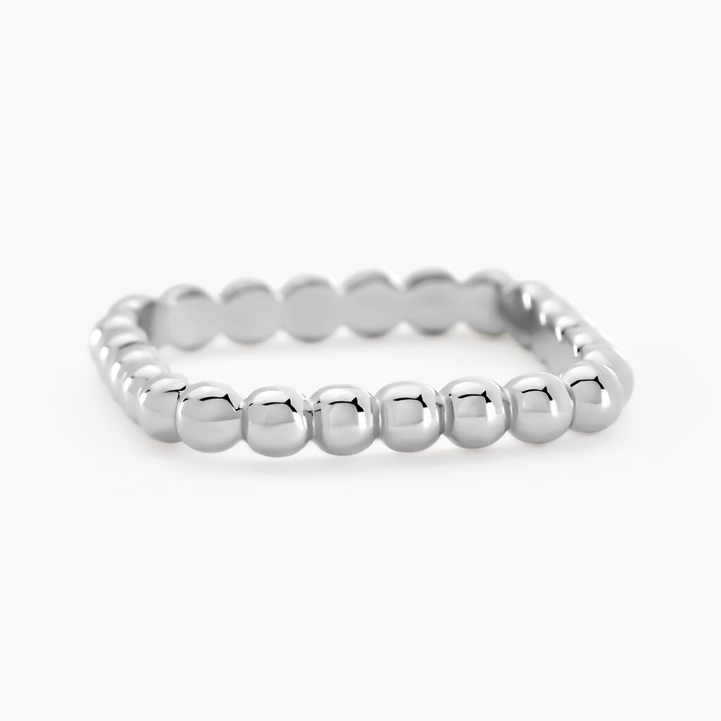Bague Ocean Argent Blanc - Bagues fantaisie Femme | Histoire d’Or