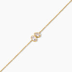 Bracelet Sunset Riviera Argent Dor&eacute; A L'Or 750/1000 Oxyde De Zirconium - Bracelets Femme | Histoire d&rsquo;Or