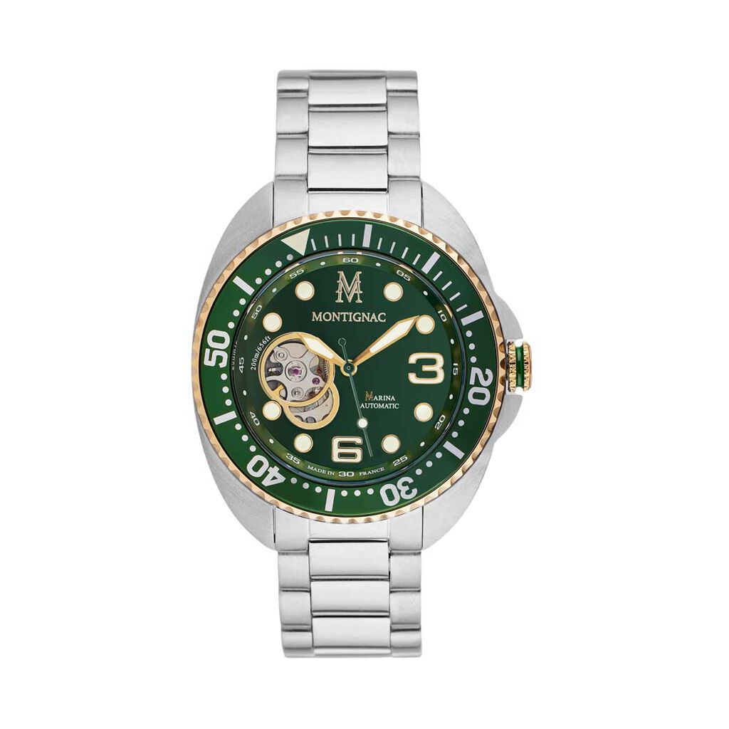 Montre Montignac Marina Vert - Montres Homme | Histoire d’Or