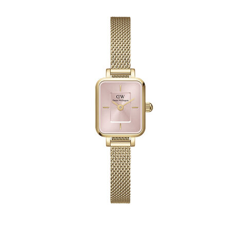 Montre Daniel Wellington Quadro Mini Rose - Montres Femme | Histoire d&rsquo;Or