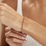 Bracelet Jolien Maille Spiga Or Rose - Bracelets cha&icirc;ne Femme | Histoire d&rsquo;Or