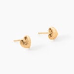 Boucles D'Oreilles Puces Lyane Plaqu&eacute; Or Jaune - Boucles d'oreilles fantaisie Femme | Histoire d&rsquo;Or