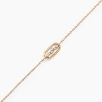 Bracelet Infinitude Plaqu&eacute; Or Dor&eacute; Oxyde De Zirconium - Bracelets Femme | Histoire d&rsquo;Or