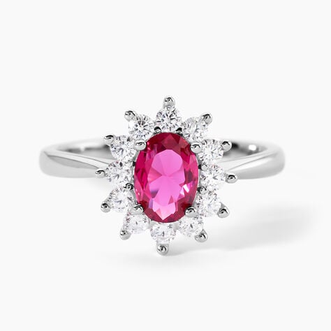 Bague Perez Argent Blanc Oxyde De Zirconium - Bagues solitaires Femme | Histoire d&rsquo;Or