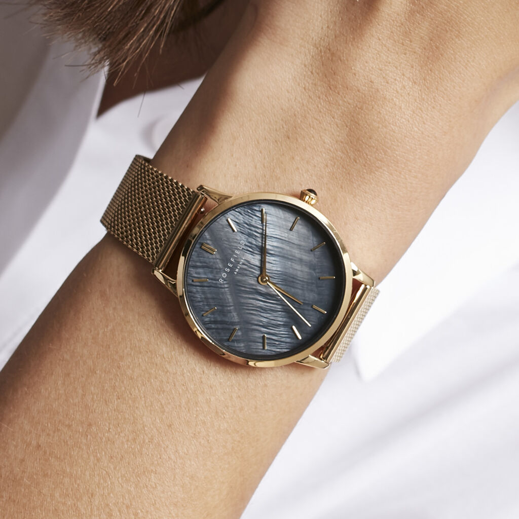 Montre Rosefield Pearl Edit Noir - Montres Femme | Histoire d’Or