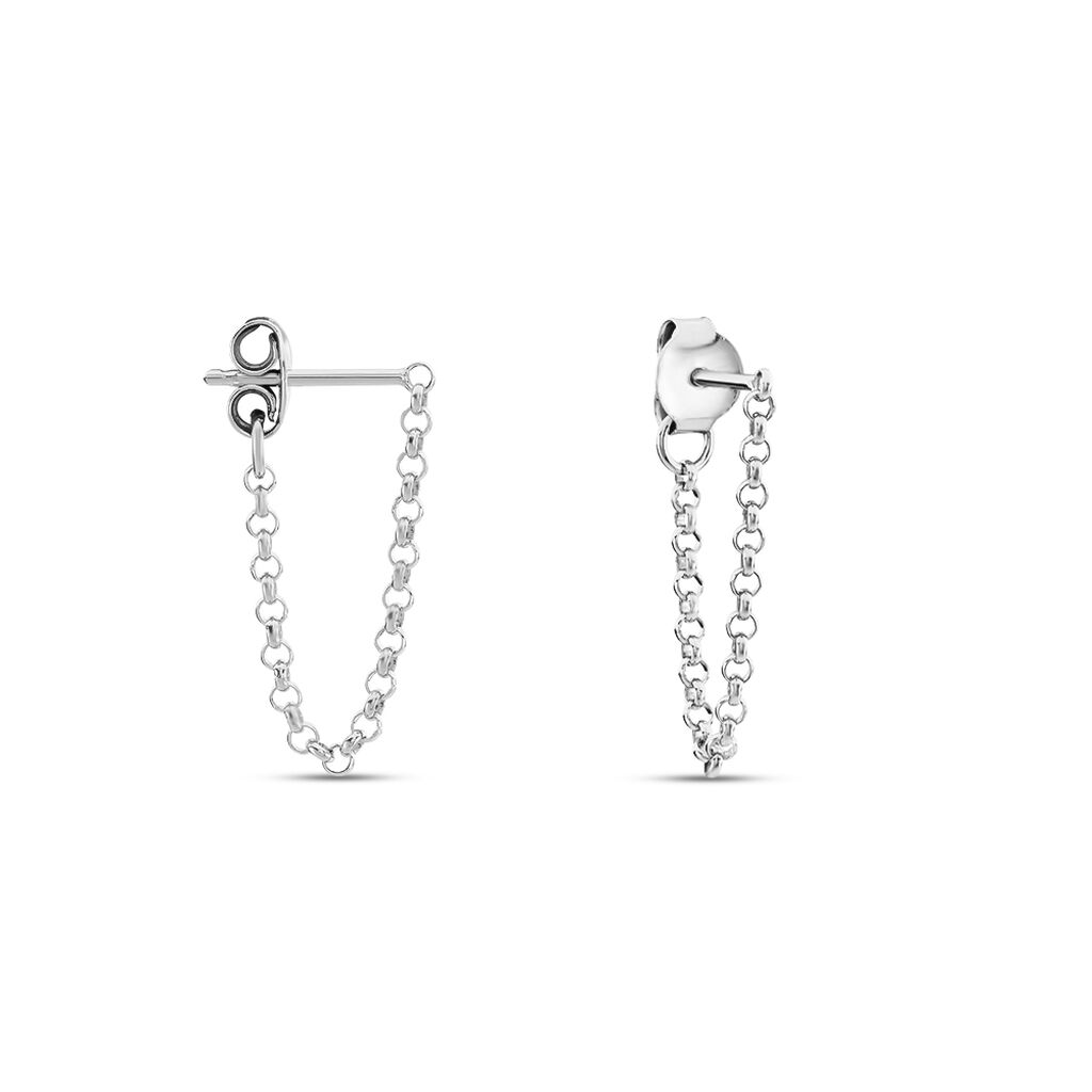 Boucles D'oreilles Pendantes Argent Leent - Boucles d'oreilles fantaisie Femme | Histoire d’Or