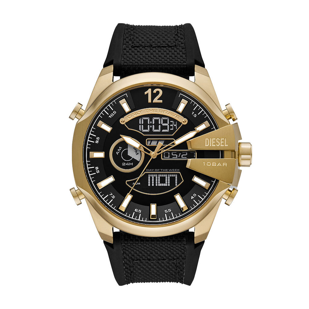 Montre Diesel Mega Chief Noir - Montres Homme | Histoire d’Or