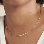 Collier Ivy Maille Haricot Or Jaune - Chaines Femme | Histoire d&rsquo;Or