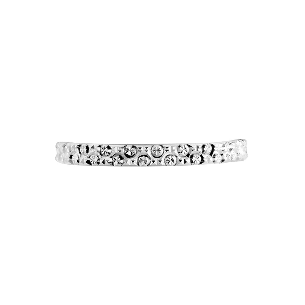 Alliance Fantaisie Diamantee Or Blanc - Alliances Femme | Histoire d’Or
