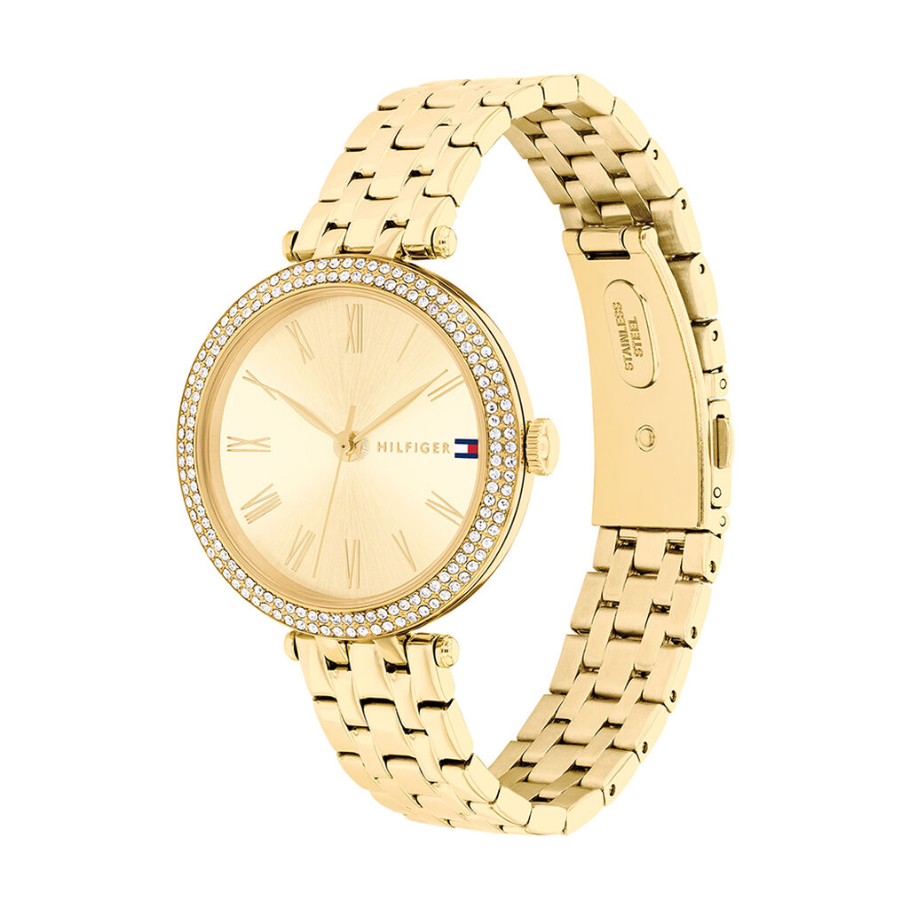 Montre Tommy Hilfiger Natalie Doré - Montres Femme | Histoire d’Or