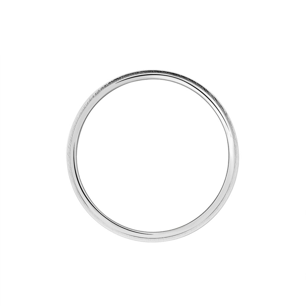 Bague Acier Blanc Lucas - Bagues fantaisie Femme | Histoire d’Or