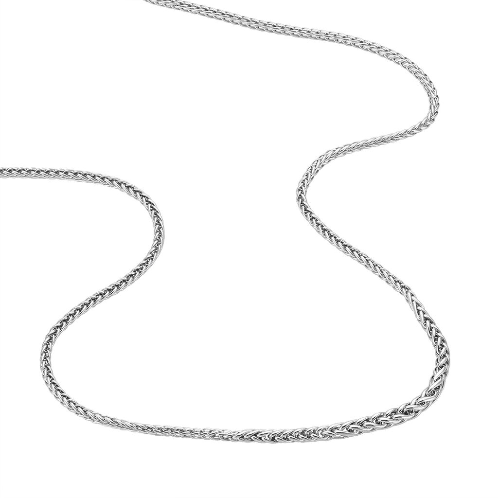Collier Jany Danilo Maille Palmier Or Blanc - Chaines Femme | Histoire d’Or