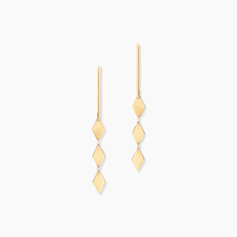 Boucles D'Oreilles Pendantes Epaphras Or Jaune - Boucles d'oreilles pendantes Femme | Histoire d&rsquo;Or