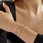 Bracelet Abbie Argent Blanc - Bracelets Femme | Histoire d&rsquo;Or