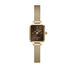Montre Daniel Wellington Quadro Mini Marron - Montres Femme | Histoire d’Or