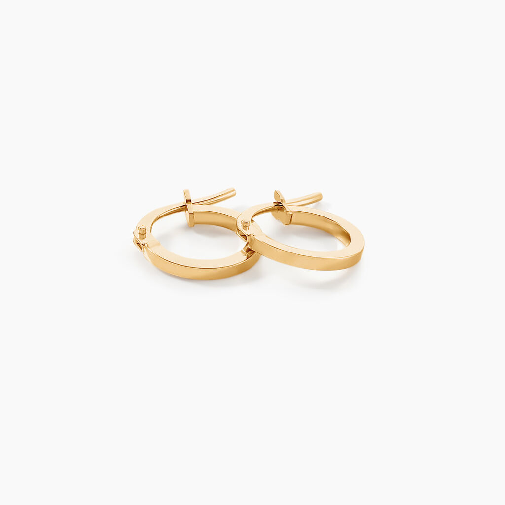 Créoles Thyrza Or Jaune - Boucles d'oreilles créoles Femme | Histoire d’Or