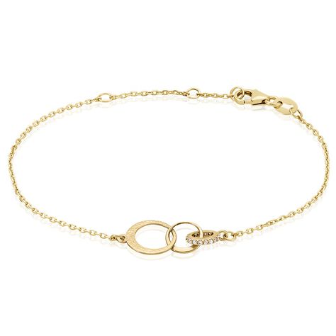 Bracelet Jenni Plaqué Or Jaune Oxyde De Zirconium - Bracelets Femme | Histoire d’Or