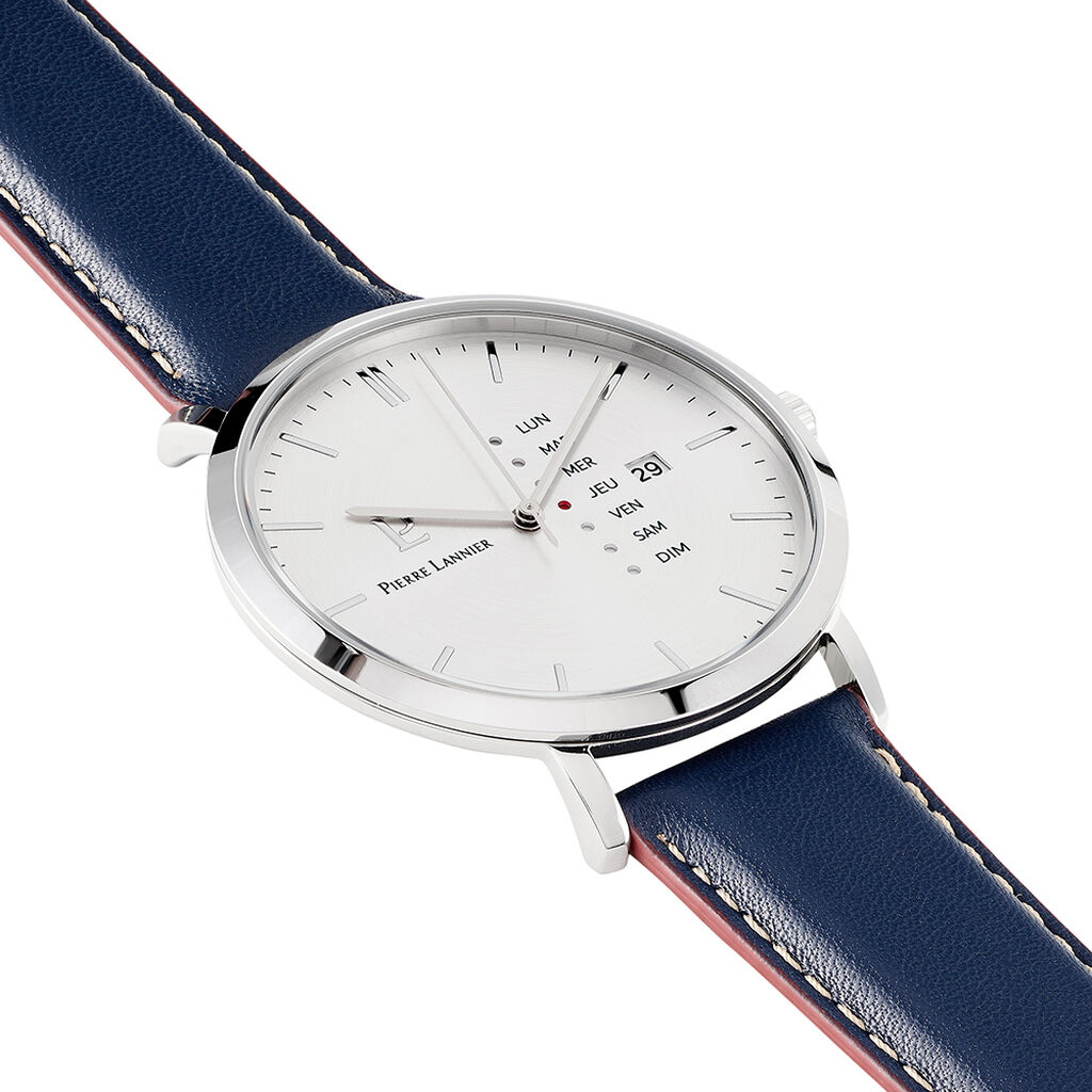 Montre Pierre Lannier Data Argenté - Montres Homme | Histoire d’Or