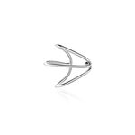 Bijou D'oreille Unitaire Sini Argent Blanc - Piercings d'oreilles Femme | Histoire d&rsquo;Or