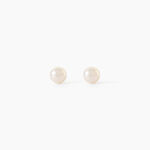 Boucles D'Oreilles Puces Bianca Or Jaune Perle De Culture - Clous d'oreilles Enfant | Histoire d&rsquo;Or