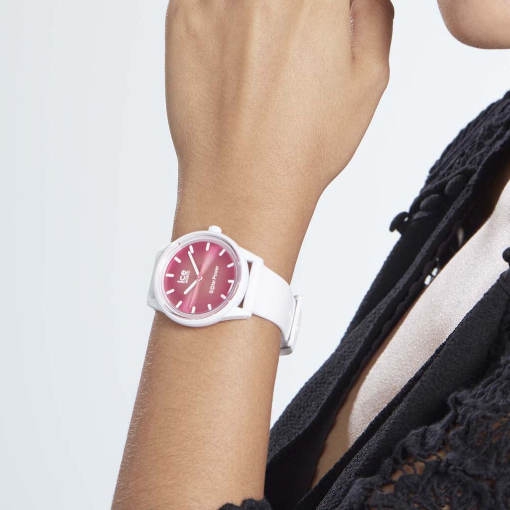Montre Ice Watch Solar Power Blanc - Montres Femme | Histoire d’Or