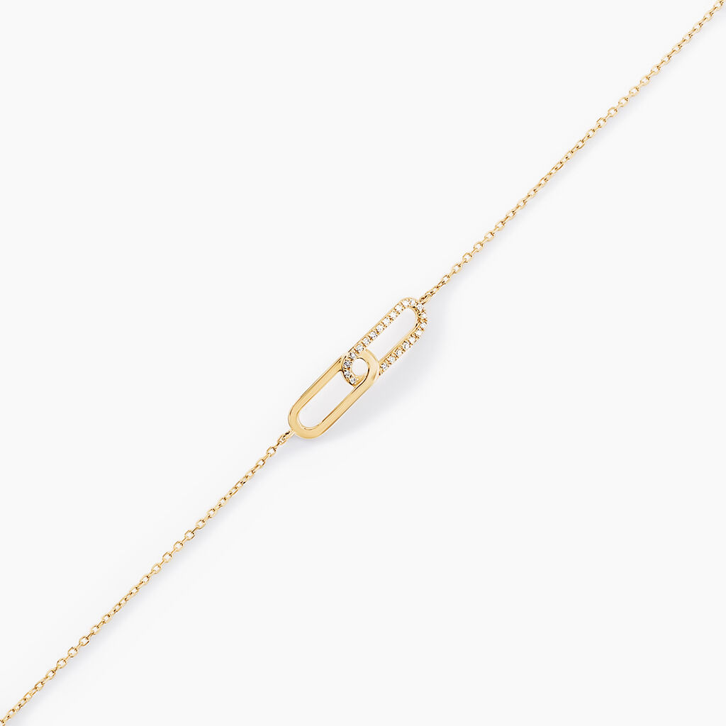 Bracelet Infinite Love Or Jaune Diamant - Bracelets Femme | Histoire d’Or