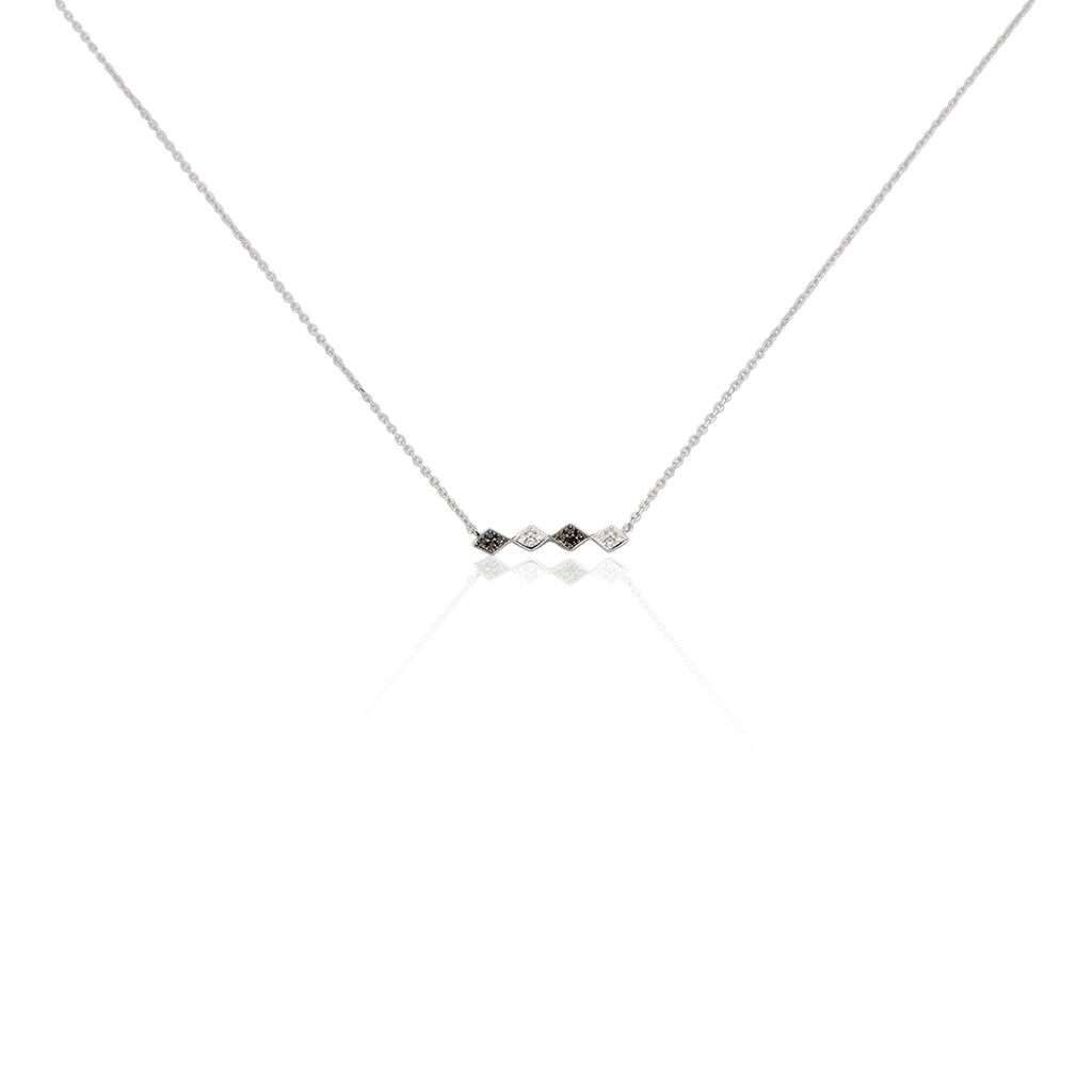 Collier Enid Or Blanc Diamant - Colliers Femme | Histoire d’Or