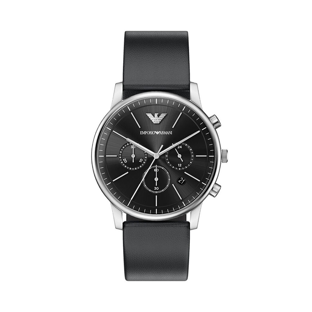 Montre Emporio Armani Noir - Montres Homme | Histoire d&rsquo;Or