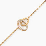 Bracelet Kimberlie Plaqu&eacute; Or Jaune Oxyde De Zirconium - Bracelets Femme | Histoire d&rsquo;Or