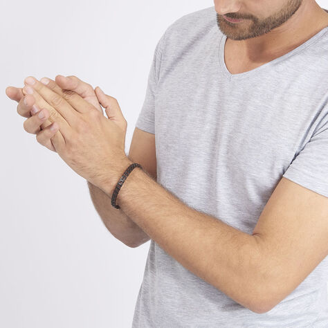 Bracelet Acier Blanc Yannis - Bracelets Homme | Histoire d’Or