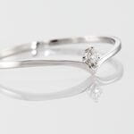 Bague Maye Or Blanc Diamant - Bagues solitaires Femme | Histoire d&rsquo;Or