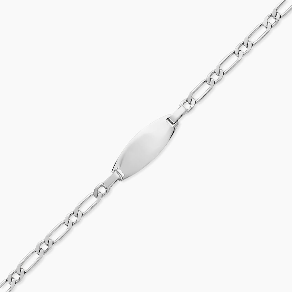 Bracelet Identit&eacute; Anilo Argent Blanc - Cadeaux de naissance Enfant | Histoire d&rsquo;Or
